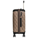 Guess Berta 22 IN - 4 - Rollen - Trolley 64 cm erw. (latte loggo/brown) - Markenkoffer