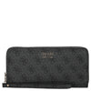 Guess Brenton SLG Large Zip Around - Wallet 12cc 21 cm (coal logo)