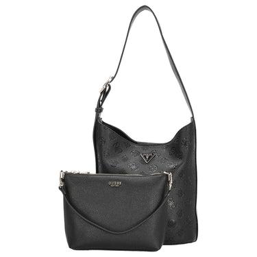 Guess Cresidia II - Beuteltasche (black logo) - Markenkoffer