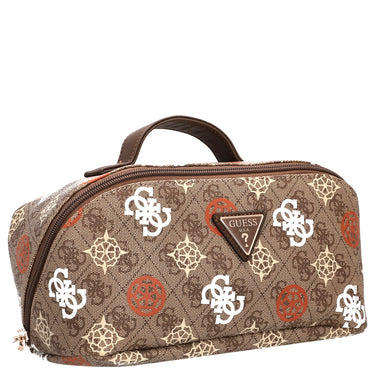 Guess Eliette Logo Large - Kulturbeutel L (latte logo/ginger) - Markenkoffer