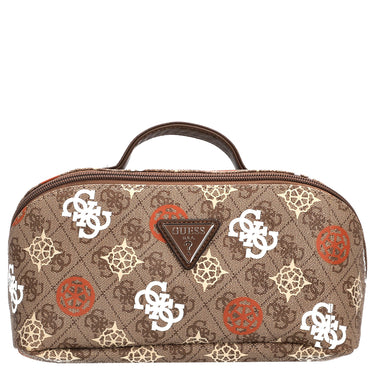 Guess Eliette Logo Large - Kulturbeutel L (latte logo/ginger) - Markenkoffer