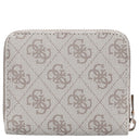 Guess Laurel II SLG Small Zip Around - Geldbörse 3cc 11 cm (dark taupe logo) - Markenkoffer