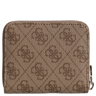 Guess Laurel II SLG Small Zip Around - Geldbörse 3cc 11 cm (latte logo) - Markenkoffer