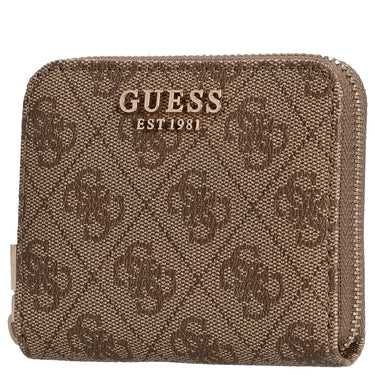 Guess Laurel II SLG Small Zip Around - Geldbörse 3cc 11 cm (latte logo) - Markenkoffer
