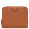 Guess Laurel II SLG Small Zip Around - Cartera (Color: cognac)