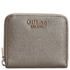 Guess Laurel II SLG Small Zip Around - Cartera (Color: pewter)