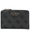 Guess Laurel II SLG Zip Around - Cartera para tarjetas 4cc 12 cm (coal logo)