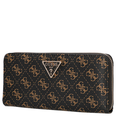 Guess Laurel ll SLG Large Zip - Geldbörse (brown logo) - Markenkoffer