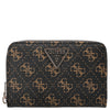Guess Laurel II SLG MED Zip - Cartera (brown logo)
