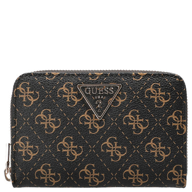 Guess Laurel ll SLG MED Zip - Geldbörse (brown logo) - Markenkoffer