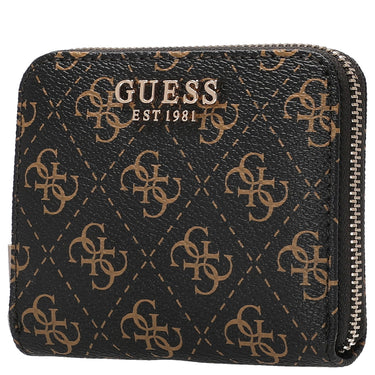 Guess Laurel ll SLG Small Zip - Geldbörse 3cc 11 cm (brown logo) - Markenkoffer