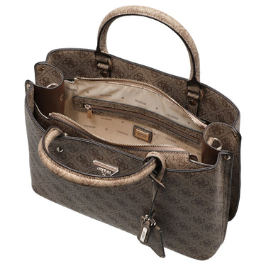 Guess Meridian II Girlfriend - Henkeltasche 30 cm (latte logo) - Markenkoffer