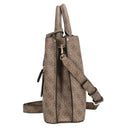 Guess Meridian II Girlfriend - Henkeltasche 30 cm (latte logo) - Markenkoffer