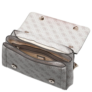 Guess Noelle II Convertible Xbody Flap - Umhängetasche 24 cm (dark taupe logo) - Ansicht 7