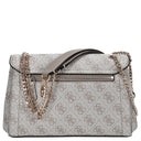 Guess Noelle II Convertible Xbody Flap - Umhängetasche 24 cm (dark taupe logo) - Ansicht 4