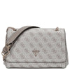 Guess Noelle II Convertible Xbody Flap - Bolso bandolera 24 cm (dark taupe logo)