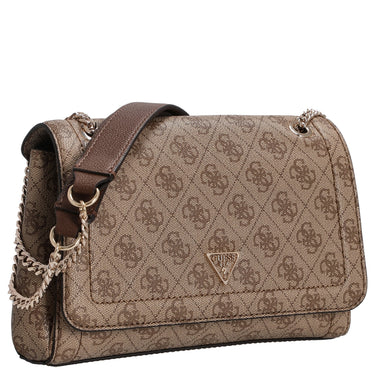 Guess Noelle II Convertible Xbody Flap - Umhängetasche 24 cm (latte logo/brown) - Ansicht 5