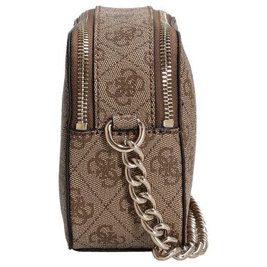 Guess Noelle II Crossbody - Umhängetasche 20 cm (latte logo/brown) - Markenkoffer