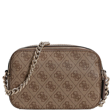 Guess Noelle II Crossbody - Umhängetasche 20 cm (latte logo/brown) - Markenkoffer