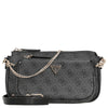 Guess Noelle II DBL - Bolso bandolera 24 cm (coal logo)