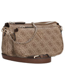 Guess Noelle II DBL - Umhängetasche 24 cm (latte logo/brown) - Ansicht 5
