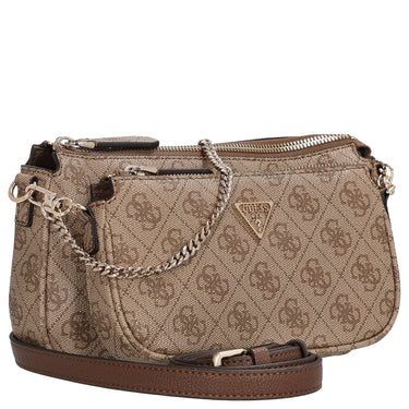 Guess Noelle II DBL - Umhängetasche 24 cm (latte logo/brown) - Ansicht 5