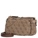 Guess Noelle II DBL - Umhängetasche 24 cm (latte logo/brown) - Ansicht 2