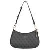 Guess Noelle II Top Zip - Bolso de hombro 28 cm (coal logo)