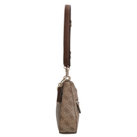 Guess Noelle II Top Zip - Schultertasche 28 cm (latte logo/brown) - Ansicht 3