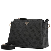 Guess Noelle II TRI Comp - Umhängetasche 24 cm (coal logo) - Markenkoffer