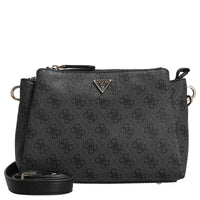 Guess Noelle II TRI Comp - Umhängetasche 24 cm (coal logo) - Markenkoffer