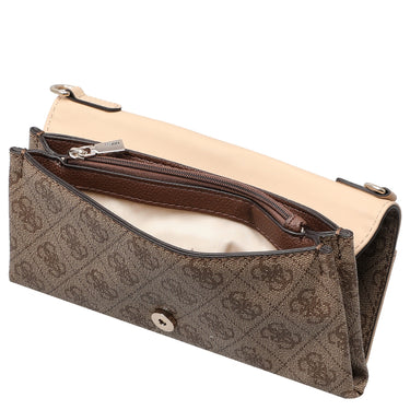 Guess Noelle II Xbody - Clutch 21 cm (latte logo/brown) - Markenkoffer