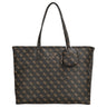 Guess Power Play II Tech Tote - Shopper L mit herausnehmbarer Pouch 39 cm (brown logo) - Markenkoffer