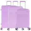 Heys Pastel - Set de maletas de 4 ruedas 3 piezas (lavanda)