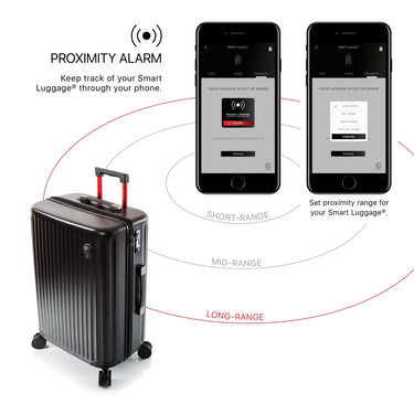 Heys SmartLuggage - 4 - Rollen - Trolley L (silber) - Markenkoffer