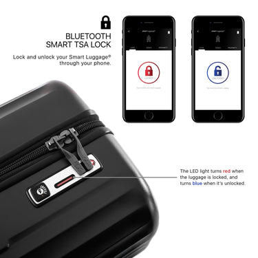 Heys SmartLuggage - 4-Rollen Trolley M (black) - Ansicht 10