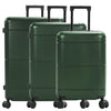Heys Zen - Set de Trolleys de 4 Ruedas 3 Piezas (verde)