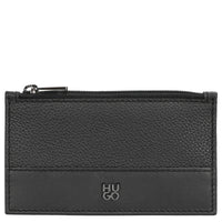 HUGO Quantic Zip - Kreditkartenetui 4cc 12.5 cm (black) - Markenkoffer