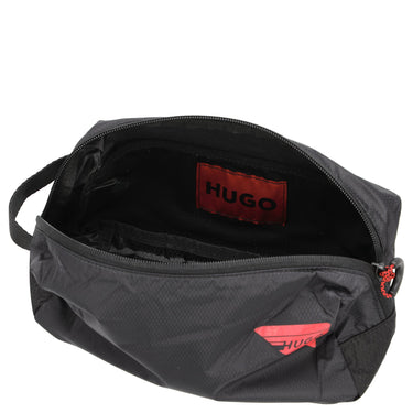 HUGO Tronic M Washbag - Kulturbeutel 22 cm (black) - Markenkoffer