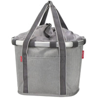 KLICKfix reisenthel Bikebasket 15 - Lenkerkorb 35 cm (heringbone grey)