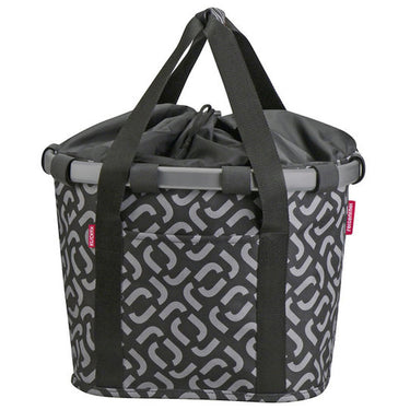KLICKfix reisenthel Bikebasket 15 - Lenkerkorb 35 cm (signature black) - Markenkoffer