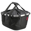 KLICKfix reisenthel Bikebasket GT 21 - Cesta para portabicicletas (UniKlip 2) (color: negro)