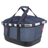 KLICKfix reisenthel Bikebasket GT 21 - Cesta para portaequipajes (Uniklip) (twist blue)