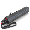 Knirps T.200 M Duomatic - Pocket Umbrella (check grey)