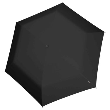 Knirps US.050 Ultra Light Slim Manual - Taschenschirm Regenschirm (black with rose coating) - Markenkoffer