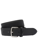 Lacoste Accessoire - Gürtel 3.5 cm Leder (black, 110 cm)