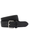 Lacoste Accessoire - Cinturón 3,5 cm Cuero (black, 115 cm)