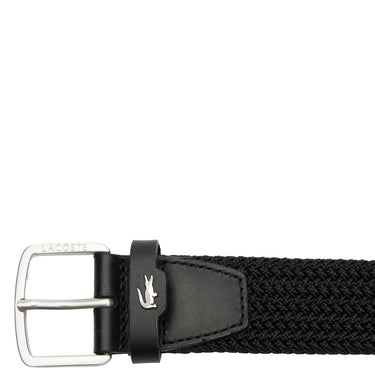 Lacoste Casual - Stretchgürtel 3.5 cm (black, 100 cm) - Markenkoffer