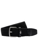 Lacoste Casual - Stretchgürtel 3.5 cm (black, 110 cm) - Markenkoffer