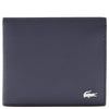 Lacoste FG - Cartera para Hombre 3cc 12 cm (azul)
